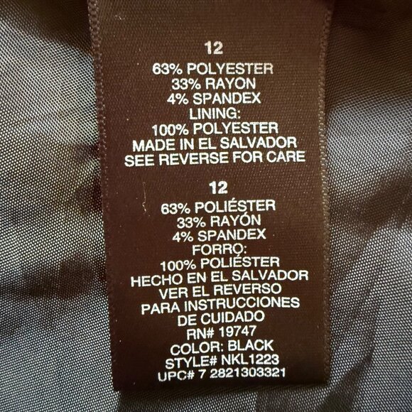 Norma Kamali Size 12 Black One-Button Peak Lapel Single-Breasted Blazer Jacket - Picture 7 of 12